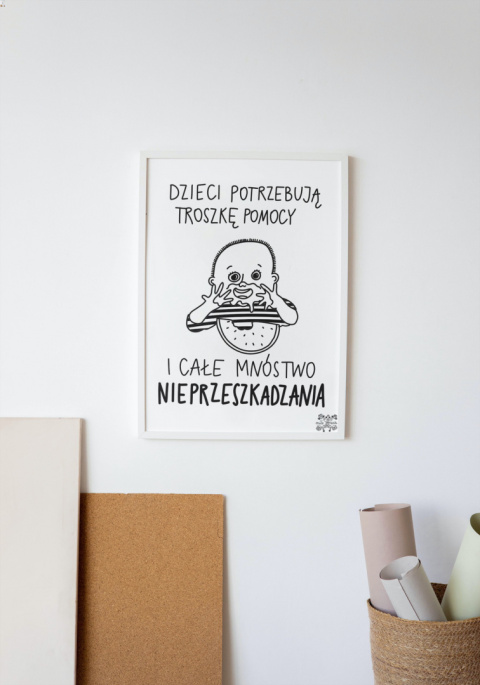 Plakat A3 "Dzieci potrzebują troszkę pomocy" Plakat A3 "Dzieci potrzebują troszkę pomocy"